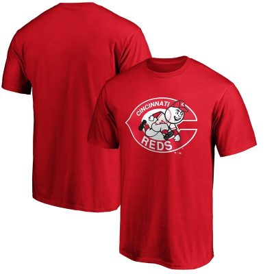 Cincinnati Reds Red Cooperstown Collection Forbes Unisex T-Shirt Cotton Tee