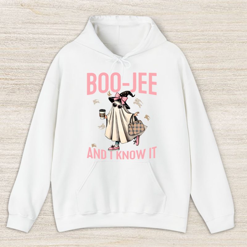 Coquette Boojee Ghost Halloween Burberry Unisex Hoodie TAH14645