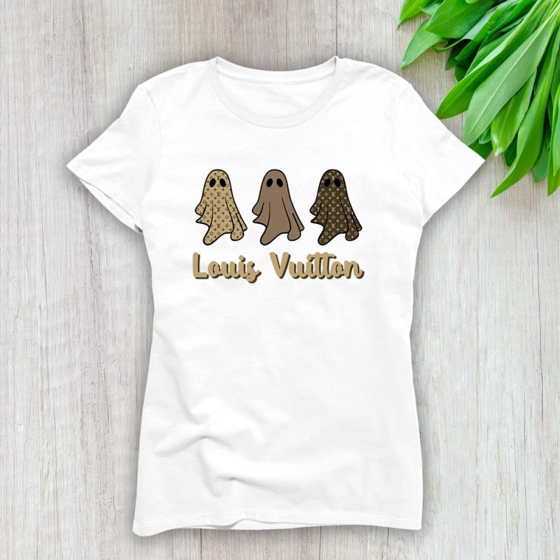 Cute Ghost Boujee Boojee Spooky Halloween Louis Vuitton Lady T-Shirt Women Tee LTL14653