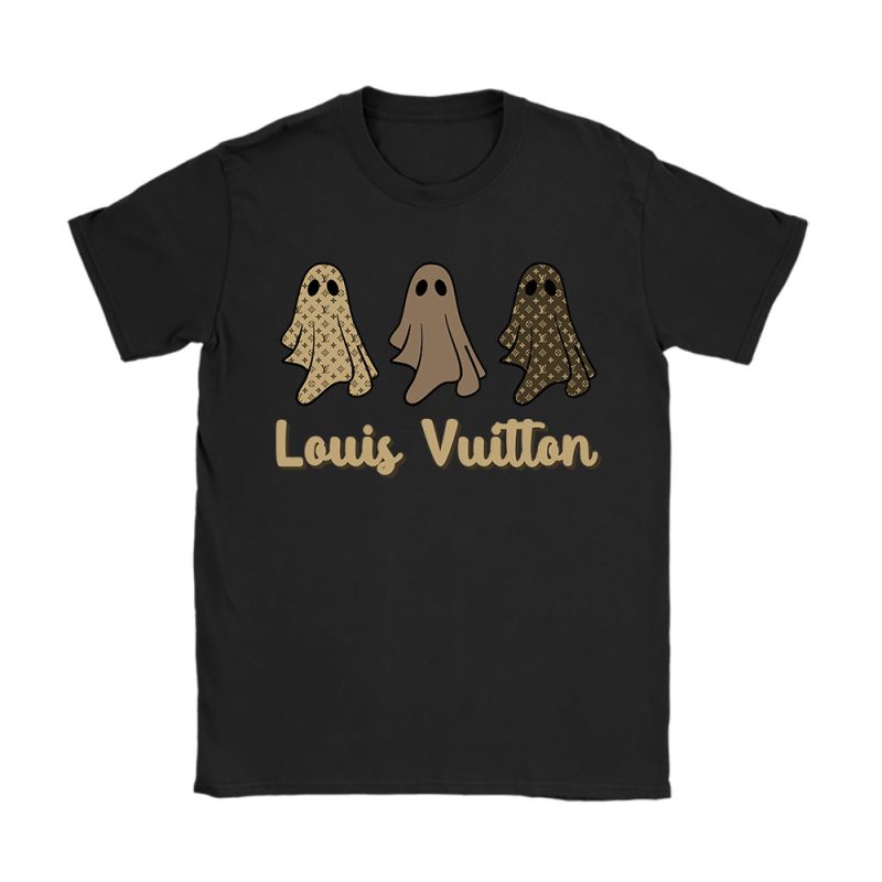 Cute Ghost Boujee Boojee Spooky Halloween Louis Vuitton Unisex T-Shirt Cotton Tee TAT14653