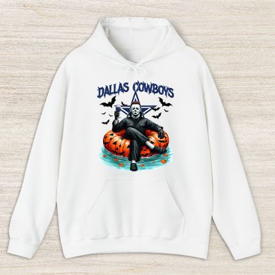 Dallas Cowboys x Halloween Horror x Michael Myers Masked Killer Unisex Hoodie TAH14756