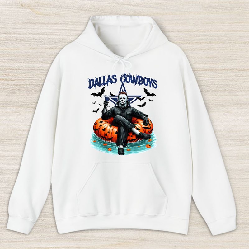 Dallas Cowboys x Halloween Horror x Michael Myers Masked Killer Unisex Hoodie TAH14756