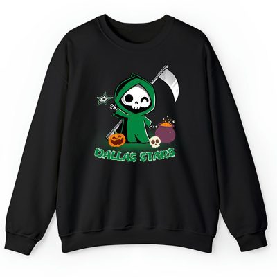 Dallas Stars x Grim Reaper Cute Spooky x NHL Halloween Unisex Sweatshirt TAS15631