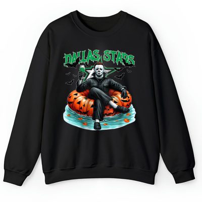 Dallas Stars x Halloween Masquerade NHL x Michael Myers Masked Killer Unisex Sweatshirt TAS15823