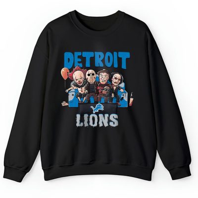 Detroit Lions x Halloween Holiday NFL x Horror Movie Unisex Sweatshirt TAS16360