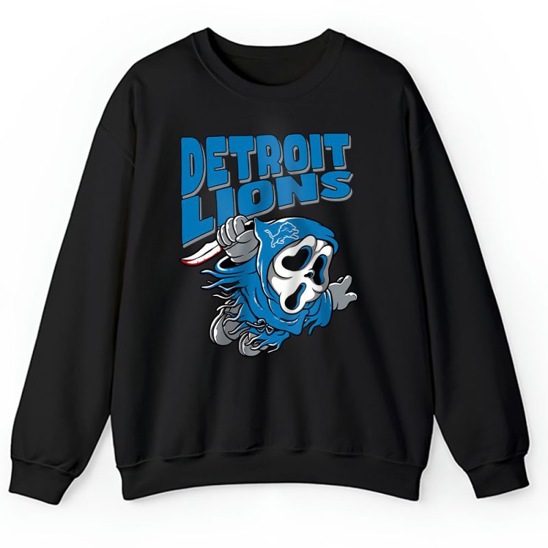 Detroit Lions x Its Halloween NFL x Ghost Coming Unisex Sweatshirt TAS16351