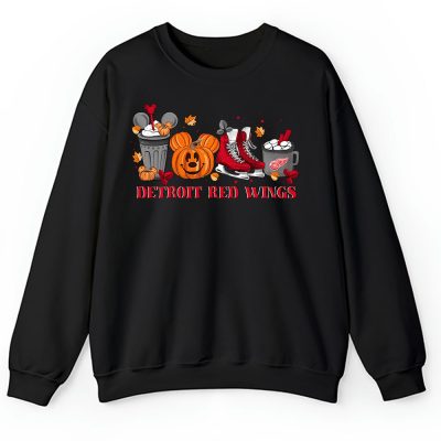 Detroit Red Wings x Halloween Horror Nights x Pumpkin Face Unisex Sweatshirt TAS14770