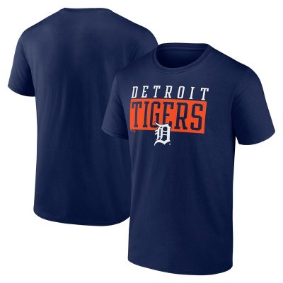 Detroit Tigers Navy Hard To Beat Unisex T-Shirt Cotton Tee