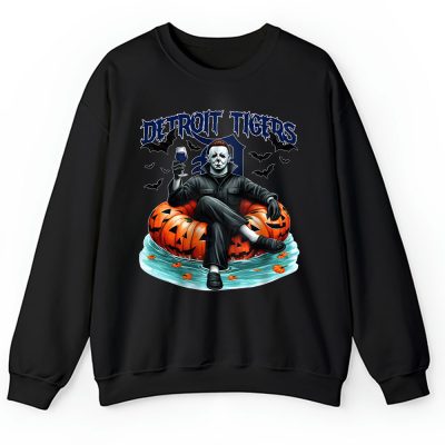 Detroit Tigers x Halloween Masquerade MLB x Michael Myers Masked Killer Unisex Sweatshirt TAS15827