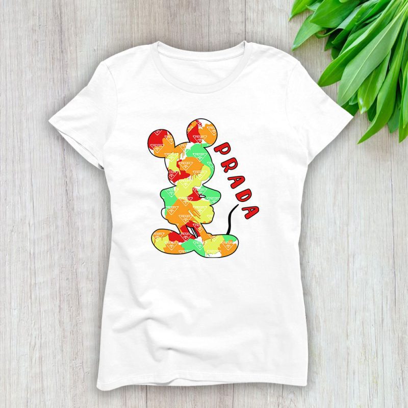 Disney Mickey Prada Lady T-Shirt Women Tee LTL14605