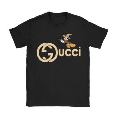 Disney Minnie Happy Halloween Gucci Unisex T-Shirt Cotton Tee TAT14654