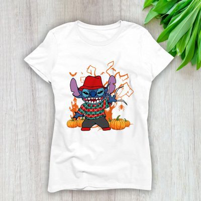 Disney Stitch Hapyy Halloween Gucci Lady T-Shirt Women Tee LTL15111