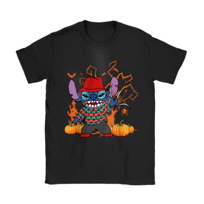 Disney Stitch Hapyy Halloween Gucci Unisex T-Shirt Cotton Tee TAT15111