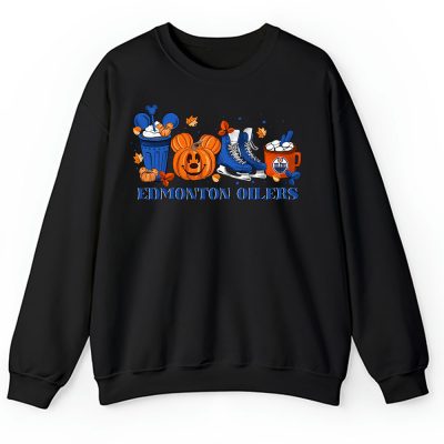 Edmonton Oilers x Halloween Horror Nights x Pumpkin Face Unisex Sweatshirt TAS14774