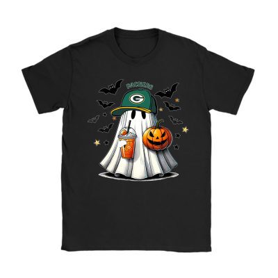 Green Bay Packers x Halloween Holiday NFL x Cute Ghost Unisex T-Shirt Cotton Tee TAT14783