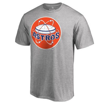 Houston Astros Ash Cooperstown Collection Forbes Unisex T-Shirt Cotton Tee