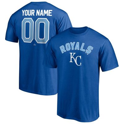 Kansas City Royals Royal Personalized Team Winning Streak Name & Number Unisex T-Shirt Cotton Tee