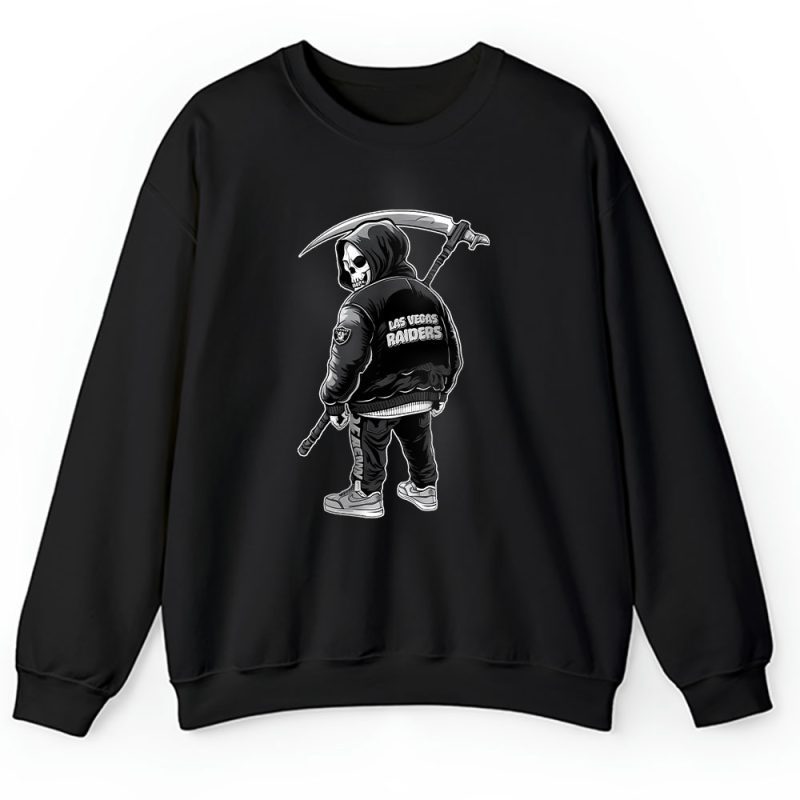 Las Vegas Raiders x Grim Reaper x NFL Halloween Unisex Sweatshirt TAS16500