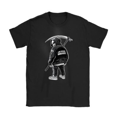 Las Vegas Raiders x Grim Reaper x NFL Halloween Unisex T-Shirt Cotton Tee TAT16500