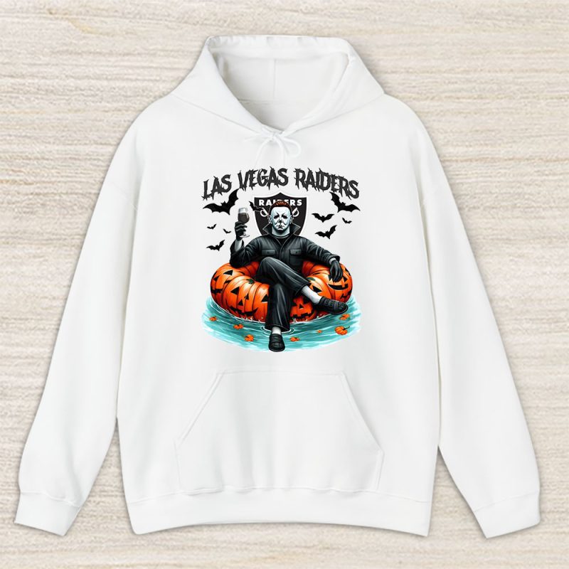 Las Vegas Raiders x Halloween Horror x Michael Myers Masked Killer Unisex Hoodie TAH14852