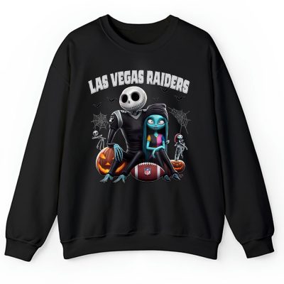 Las Vegas Raiders x Halloween NFL x Jack And Sally Unisex Sweatshirt TAS16493