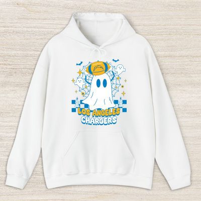 Los Angeles Chargers x Halloween Holiday NFL x Spooky Day x Cute Ghost Unisex Hoodie TAH14823