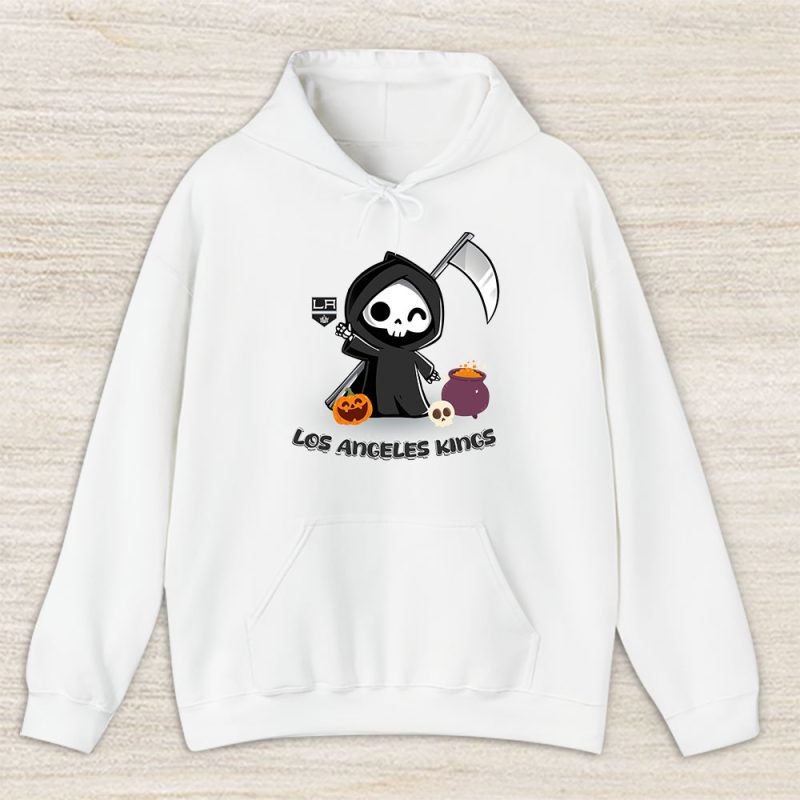 Los Angeles Kings x Grim Reaper Cute Spooky x NHL Halloween Unisex Hoodie TAH14830