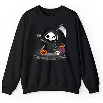 Los Angeles Kings x Grim Reaper Cute Spooky x NHL Halloween Unisex Sweatshirt TAS14830