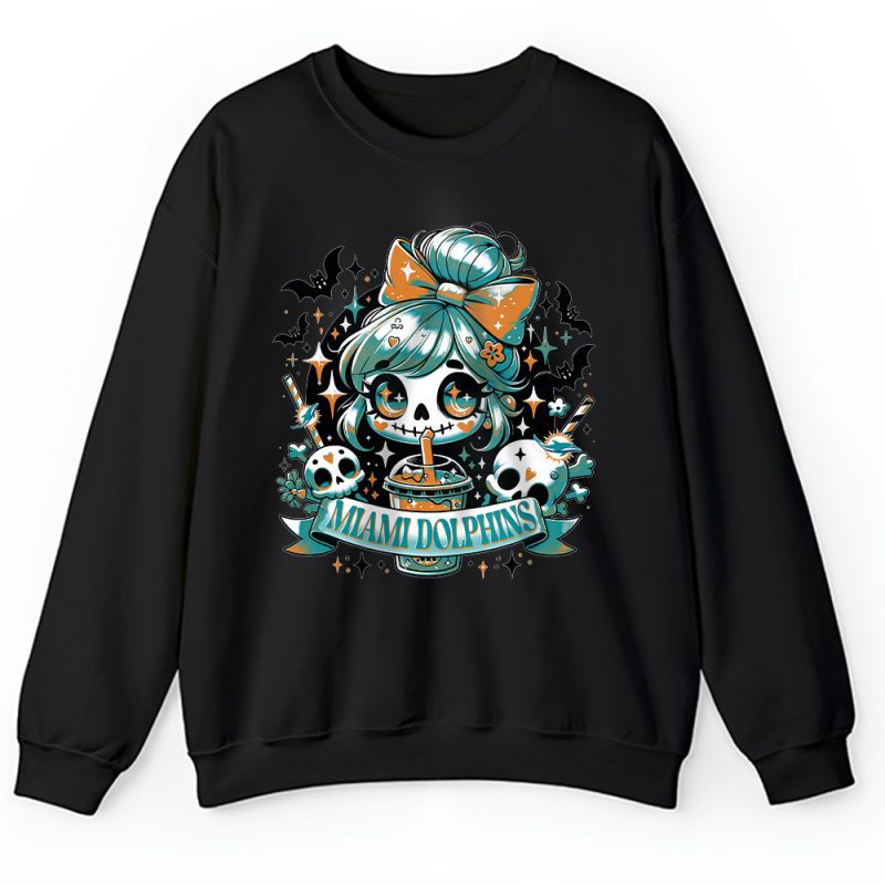 Miami Dolphins x Halloween Holiday NFL x Cute Ghost Unisex Sweatshirt TAS15361