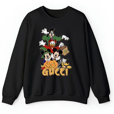 Mickey And Friends Happy Halloween Gucci Unisex Sweatshirt TAS14661