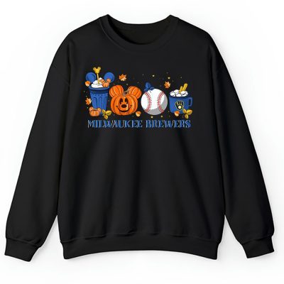 Milwaukee Brewers x Halloween Horror Nights x Pumpkin Face Unisex Sweatshirt TAS15705