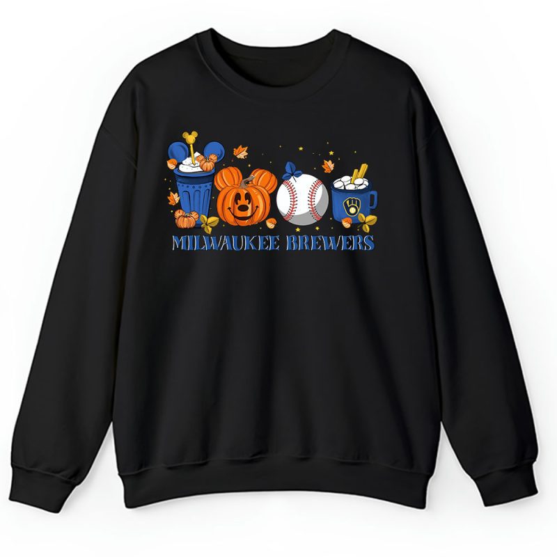 Milwaukee Brewers x Halloween Horror Nights x Pumpkin Face Unisex Sweatshirt TAS15705