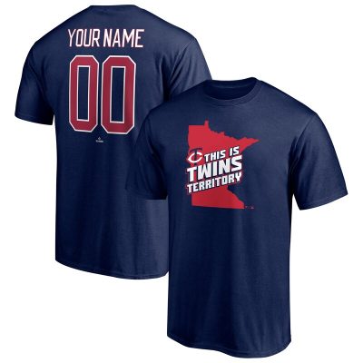 Minnesota Twins Navy Hometown Legend Personalized Name & Number Unisex T-Shirt Cotton Tee