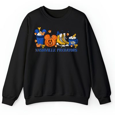 Nashville Predators x Halloween Horror Nights x Pumpkin Face Unisex Sweatshirt TAS14900