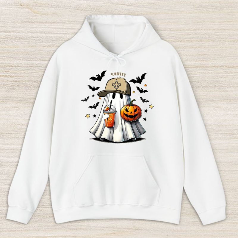 New Orleans Saints x Halloween Holiday NFL x Cute Ghost Unisex Hoodie TAH14888