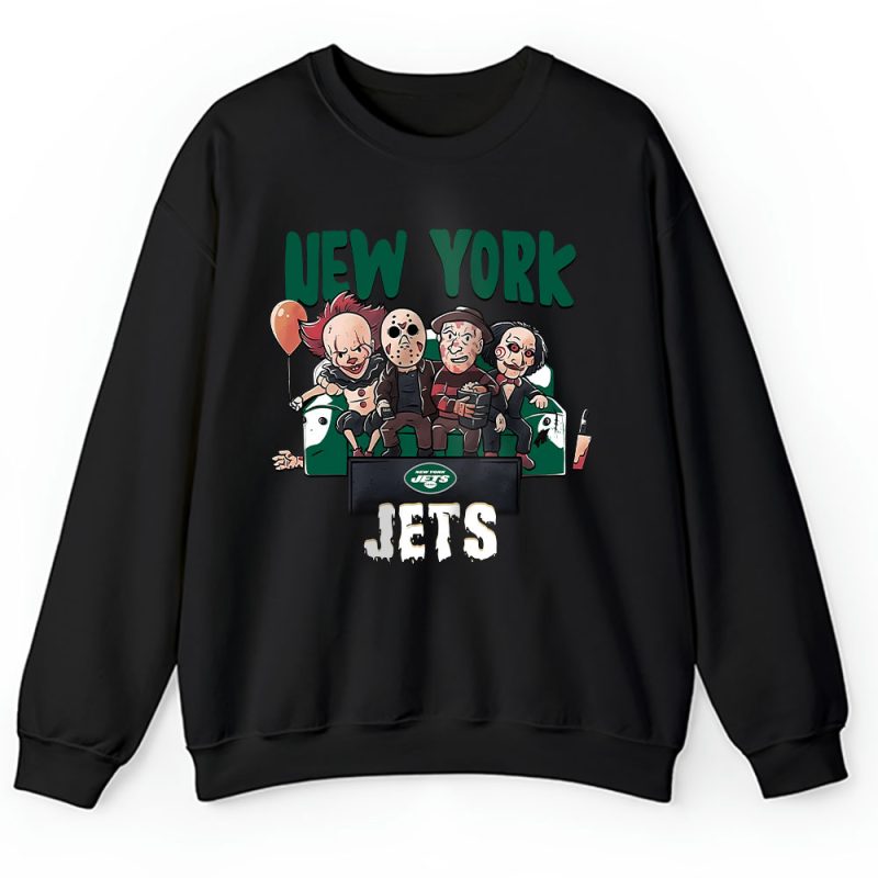 New York Jets x Halloween Holiday NFL x Horror Movie Unisex Sweatshirt TAS16591