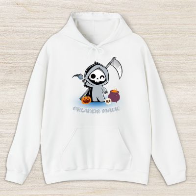 Orlando Magic x Grim Reaper Cute Spooky x NBA Halloween Unisex Hoodie TAH14952