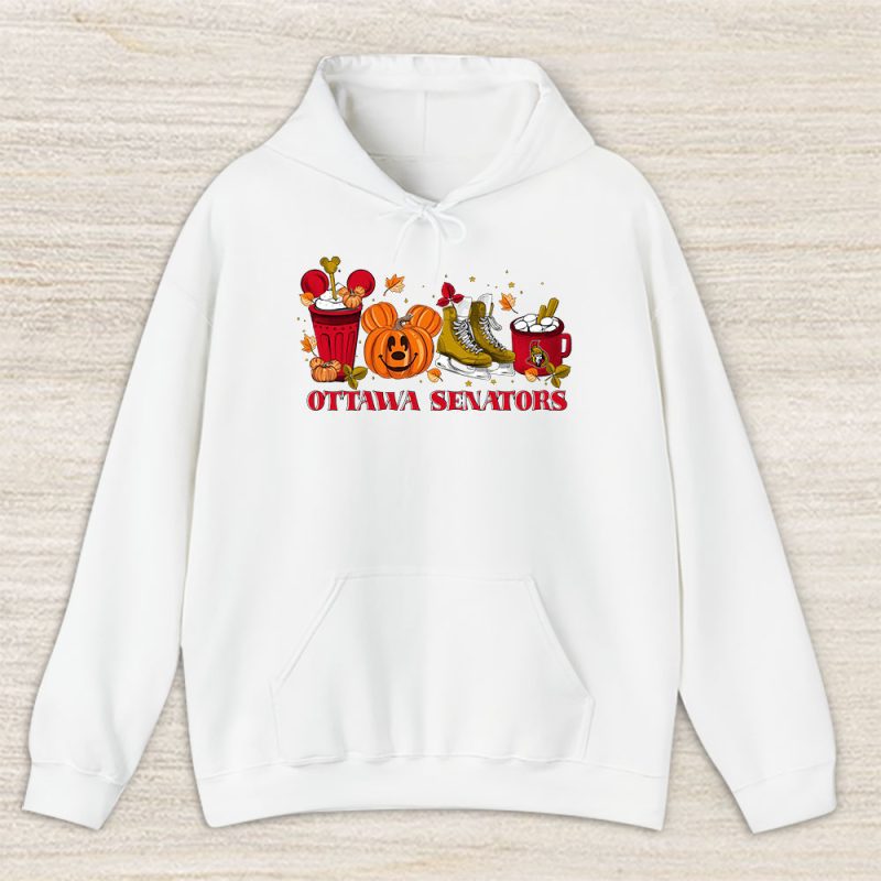 Ottawa Senators x Halloween Horror Nights x Pumpkin Face Unisex Hoodie TAH14954