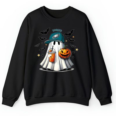 Philadelphia Eagles x Halloween Holiday NFL x Cute Ghost Unisex Sweatshirt TAS14963