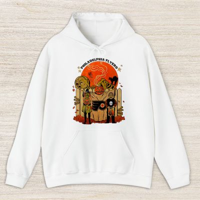 Philadelphia Flyers x Halloween Horror Nights x Pumpkin Face Unisex Hoodie TAH14959