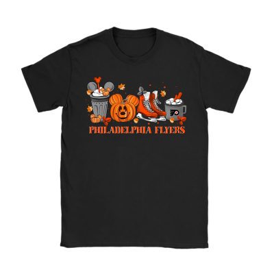 Philadelphia Flyers x Halloween Horror Nights x Pumpkin Face Unisex T-Shirt Cotton Tee TAT14958