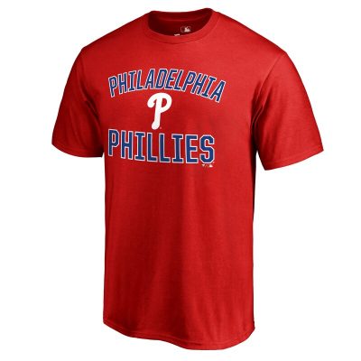 Philadelphia Phillies Red Victory Arch Unisex T-Shirt Cotton Tee