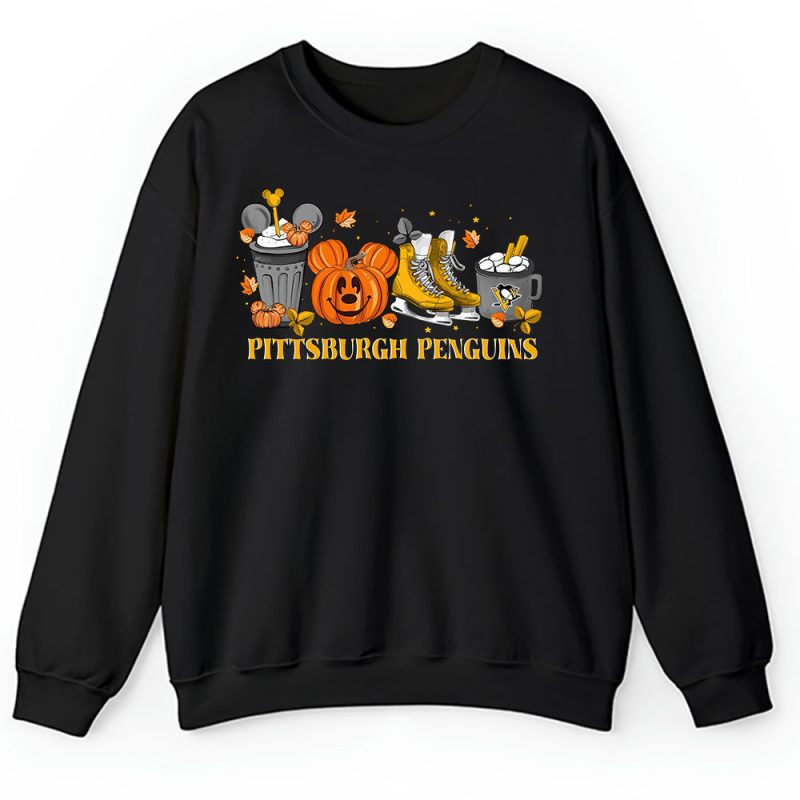 Pittsburgh Penguins x Halloween Horror Nights x Pumpkin Face Unisex Sweatshirt TAS14978