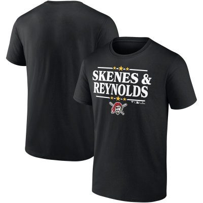 Pittsburgh Pirates Paul Skenes & Bryan Reynolds Black Election Player Unisex T-Shirt Cotton Tee