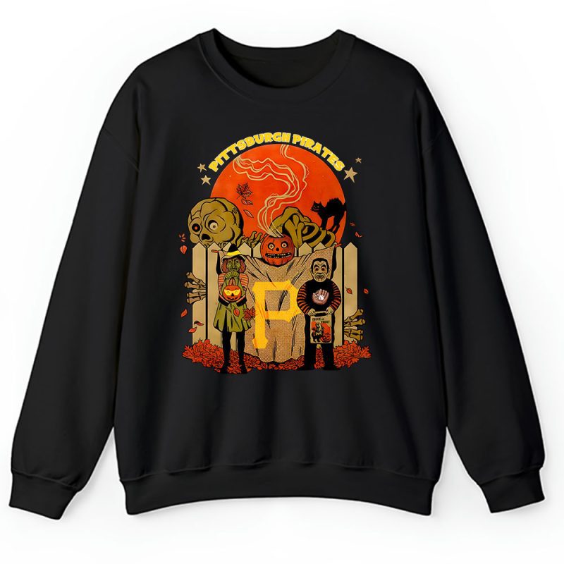 Pittsburgh Pirates x Halloween Horror Nights x Pumpkin Face Unisex Sweatshirt TAS15745