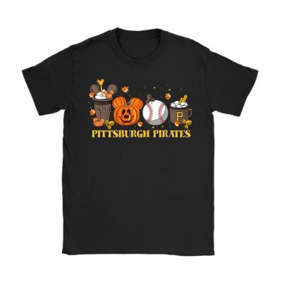 Pittsburgh Pirates x Halloween Horror Nights x Pumpkin Face Unisex T-Shirt Cotton Tee TAT15743