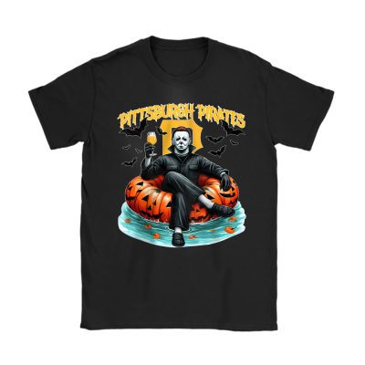 Pittsburgh Pirates x Halloween Masquerade MLB x Michael Myers Masked Killer Unisex T-Shirt Cotton Tee TAT15842