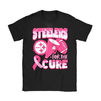 Pittsburgh Steelers Support Cancer Warrior x Cancer Awareness x Breast Cancer Gift Unisex T-Shirt Cotton Tee TAT16127