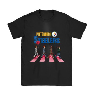 Pittsburgh Steelers x Halloween Holiday NFL x Horror Night x Clown And Murderer Unisex T-Shirt Cotton Tee TAT16649