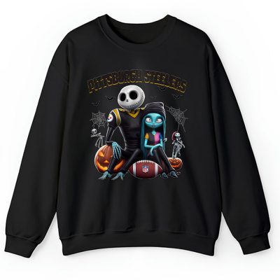 Pittsburgh Steelers x Halloween NFL x Jack And Sally Unisex Sweatshirt TAS16700